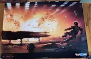 LEGO Star Wars Last Jedi Poster 18" x 24" TRU Promo 2017 NEW