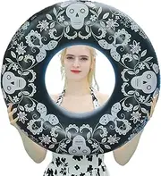 Inflatable Pool Rings | Ergonomic Swimming Floating - Portable Inflatable Color-Changing Pool Ring for Travel Park Hiking Camping