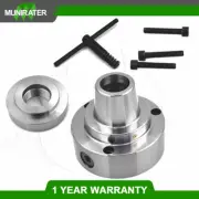 High Precision 5C Collet Lathe Chuck 2-1/4"×8 Threaded Hole Connection Plate 5"