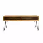 Table Console Rustic Sofa Entryway Wood Shelf Narrow Hallway Farmhouse Drawers