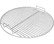 Round Bbq Mesh Stainless Steelbbq Shiny Nickel Plated Steel Cooking Grid Weber Charcoal Grill,Smoky Mountain Cookware Smoker