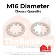 M16 A2-70 Stainless Steel Internal Tooth Lock Washers (Pick Quantity)