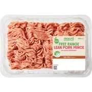 Macro Free Range Lean Pork Mince 500g