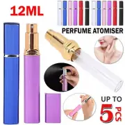 12ml Travel Portable Pump Spray Mini Perfume Atomiser Refillable Scent Bottles