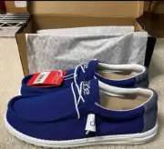 Hey Dude Wally sox go blue Mens Size 11