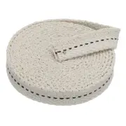 1/2" Wide 6 Feet 100% Cotton Flat Wick, Oil Lamp Wicks Middle Black Line