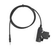 Walkie Talkie Radio Headset Microphone 3.5mm Jack Adapter U94 PTT for Cellphone