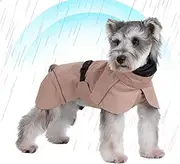 Raincoat for Dogs - Lightweight Adjustable Dog Rain Jacket - Reflective Lightweight Jacket Clothes Adjustable Pet Poncho for Storm, Winter & Walking