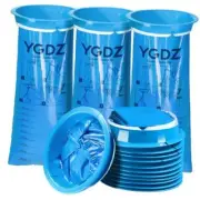 Vomit Bags Disposable, 15 Pack Emesis Bags Disposable Barf Bags Throw Up Blue