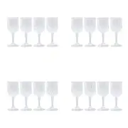 16pc Lemon & Lime Crystal Deco Plastic Reusable Indoor/Outdoor Wine Cup 220ml