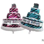 特大生日蛋糕鋁箔氣球 生日卡通鋁膜氣球 三層生日蛋糕造型氣球 鋁箔生日 生日禮物 生日蛋糕 佈置