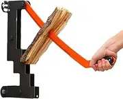 Wall Mounted Kindling Splitter for Wood, Heavy Duty Firewood Log Splitter Portable Metal Manual Fire Wood Kindling Splitter Log Splitter for Indoor Outdoor Camping