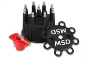 MSD Cap & Rotor Kit Black Suit Pro Mag Small Diameter MSD79193
