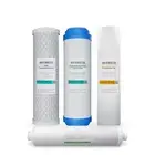 Reverse Osmosis Water Filters Set : PP Sediment, GAC, CTO & Post Carbon