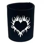 Flaming Heart - Funny Novelty Stubby Holder