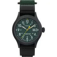 在飛比找蝦皮商城優惠-【TIMEX】天美時 遠征系列 40毫米戶外手錶 (綠錶盤x