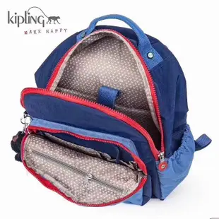小Z代購#Kipling 猴子包 K21305 黃色方點 拉鍊款輕量雙肩後背包 大款  防水