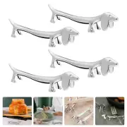 4 Pcs Cutlery Silverware Basket Puppy Chopstick Rest Holder