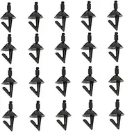 Bait Fishing Clip Sea Fishing Rig Hook Bait Holder Supplies 20PCS Accessory Clip Holder Hooks Rig Hook