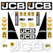 Fits JCB JS220LC Decal Kit Excavator Digger Decal Kit - 7 YEAR 3M VINYL!