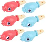 NAMOARLY 6Pcs Creative Animal Shaped Whistle for Party Whistle Instruments for Fun and Learning for Early Education and Musical Play