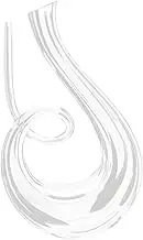 UTHCLO Red Wine Decanter Aerator 1300ml Lead Crystal Elegant Carafe Comfortable to Hold Spout for Serving