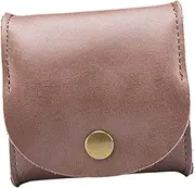 [Minkissy] Purse Compact Pu Cash Wallet Earphone Storage Bag for Travel Stylish Pouch Lightweight Design for Keys Cash and Small Essentials