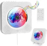 Wall Mountable Portable CD Player with Pulling Switch, Bluetooth CD Player with