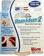 Warm Company Steam-A-Seam 2 Double Stick Fusible Tape 1/2" X20 Yards