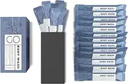 GO Essentials Travel Size Single Use Body Wash Packets - TSA Friendly, Bulk Supplies for Airbnb Essentials, Shelters & Hotels (Bamboo Forest, 4 Boxes/80 Packets)