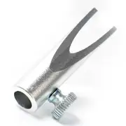 2PCS Cylindrical Metal Eyebrow Pen Sharpener Wide Application Makeup Tool Silver