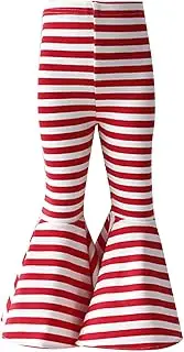 [Dinglong] Toddler Girl Pants,Baby Leggings Baby Clothes for Girls High Waisted Bell Bottoms Soft Stretchy
