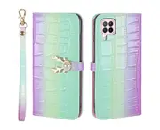 For Huawei P40 Lite Cover Wallet - Green