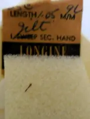 LONGINES 9L SECOND HAND 1.05 mm GILT SKU L-44-20