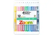 Texta Zoom Twist Crayons Assorted Colours Wallet 12 Pack