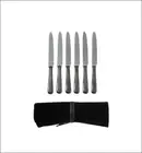Bottega Veneta Flatware Cutlery Bundle Set 6 Knifes in Velvet Pouch $1860+