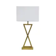 Kizz Stylish Bedside Table Lamp Antique Brass