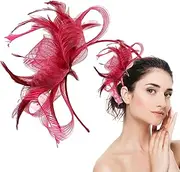 [Generic] Fascinator for Women - Vintage Headband,Small Hat Mesh Headpieces Hair Accessories for Weddings Women Girls Social Events Afternoon Teas Outdoor Festival Daily Use Home Costume