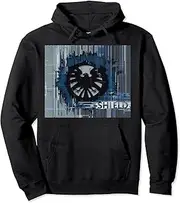 [Marvel] S.H.I.E.L.D. Glitched Poster Pullover Hoodie