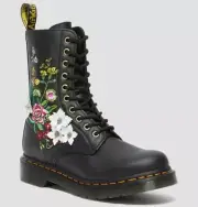 Dr Martens Doc 10 Hole 1490 Bloom Floral Black 27453001
