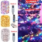 1M-20M USB String Fairy Lights LED Copper Wire Party Home Xmas Wedding Garden AU