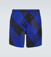 [Burberry] Burberry Burberry Check swim trunks UK 52 blue