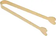 Gatuida Sturdy Stainless Steel Ice Sugar Tongs Mini Food Serving Tong for Kitchen Party Restaurant