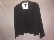 Context Woman Black Suit Jacket NWT Skirt Size 12