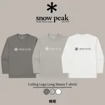 【韓哥】 SNOW PEAK 雪峰 LOGO 長T 長袖 上衣 長TEE