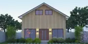 Rosemei North-South Skye Barn 1½ storey, 3 Bedroom, 2 Bathroom 151m² home.