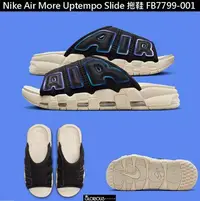 在飛比找Yahoo!奇摩拍賣優惠-免運 NIKE AIR MORE UPTEMPO SLIDE