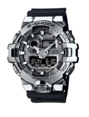 Casio G-Shock G-Steel Silver Tone Stainless Steel Resin Men's Watch GM-700-1A