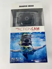 Sharper Image HD Action Camera 720p Micro SD 5 MP 10M Waterproof
