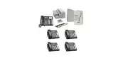 Nortel Business 4x16 Phone System Package with 6 phones, 1 cordless Phone and VM